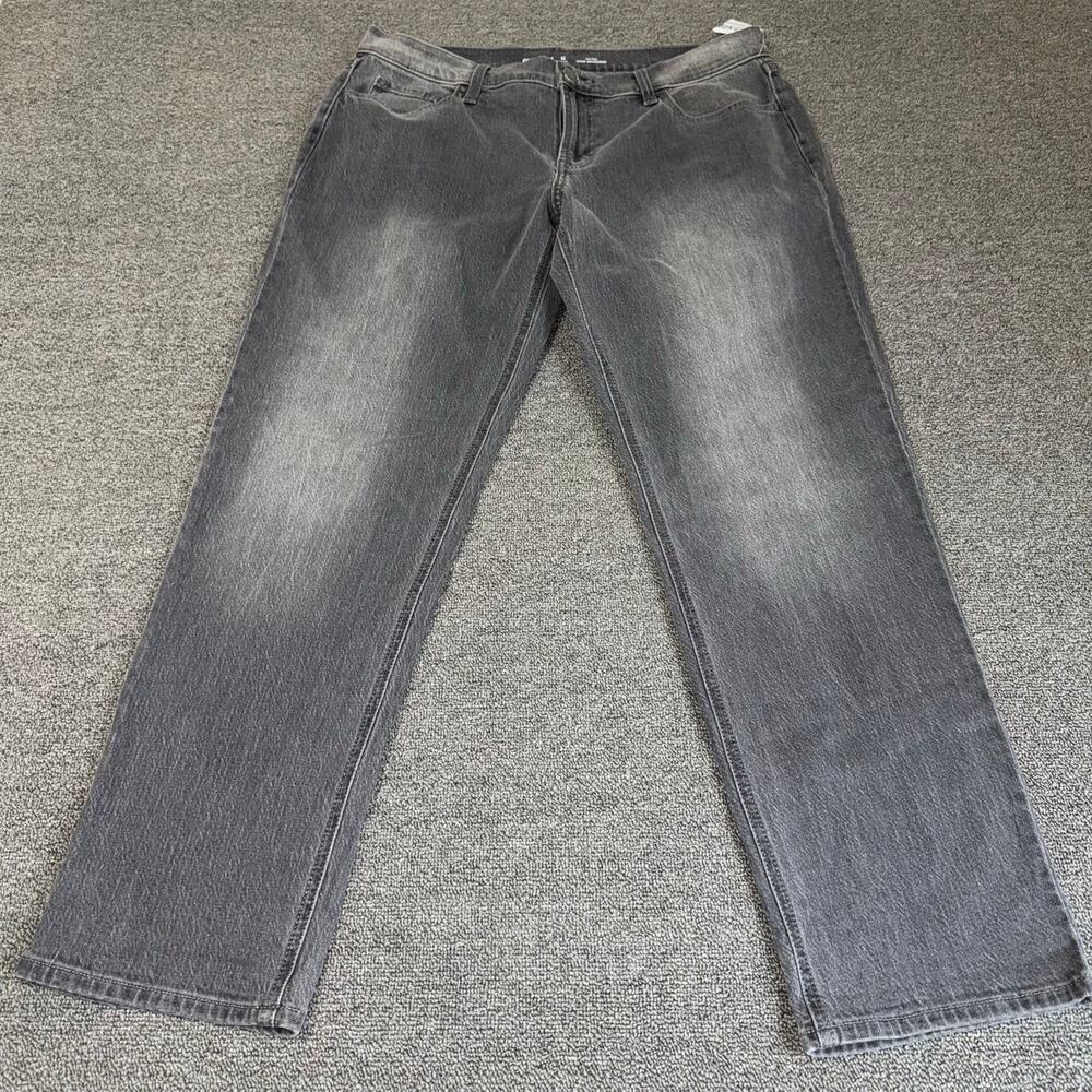 Old Navy Mid-Rise Wow Boyfriend Jeans Gray Denim Women's Size 12 Petite Casual